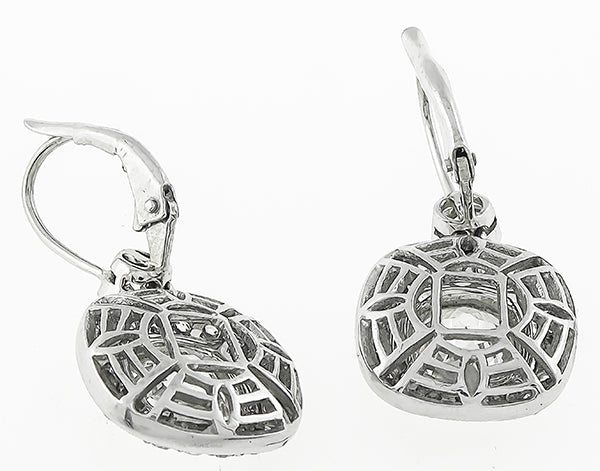 Estate 3.57ct Diamond Earrings