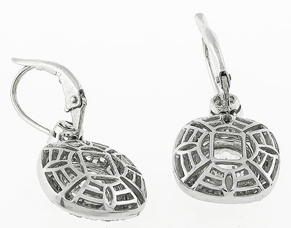 Estate 3.57ct Diamond Earrings