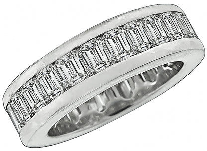 Estate 3.75ct Diamond Eternity Wedding Band