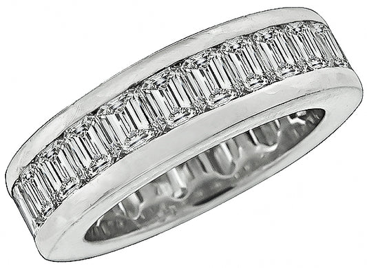 Estate 3.75ct Diamond Eternity Wedding Band