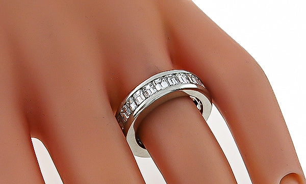 Estate 3.75ct Diamond Eternity Wedding Band