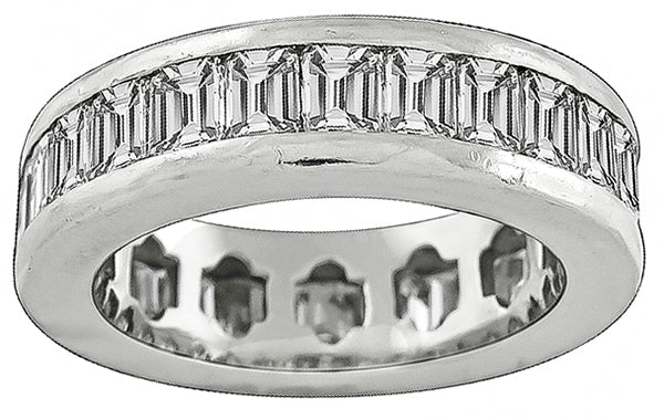 Estate 3.75ct Diamond Eternity Wedding Band