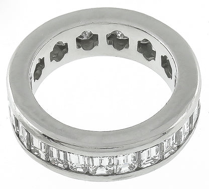 Estate 3.75ct Diamond Eternity Wedding Band