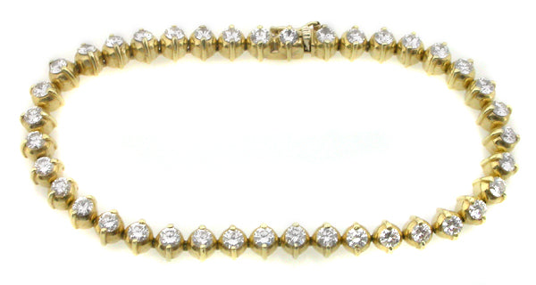 Estate 3.75ct Diamond Tennis Bracelet