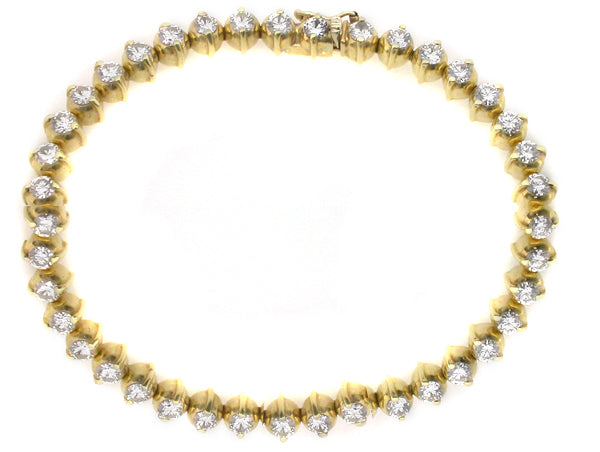 Estate 3.75ct Diamond Tennis Bracelet