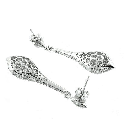 Estate 4.50ct Diamond Chandelier Earrings