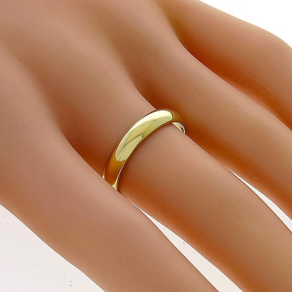 Estate 4mm 14k Yellow Gold Wedding Band