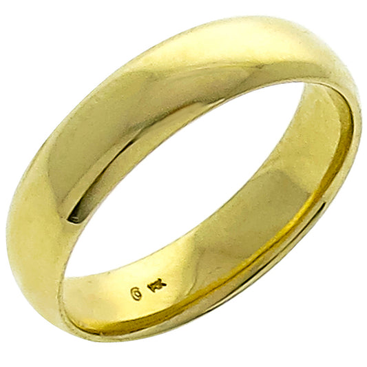Estate 6mm 14k Yellow Gold Wedding Band