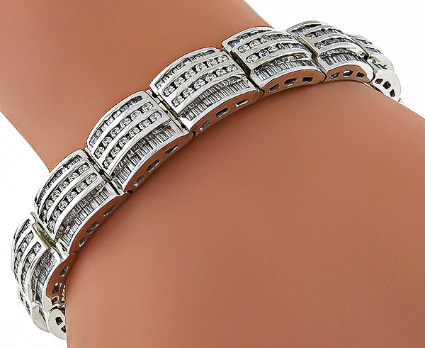 Estate 8.00ct Diamond Bracelet