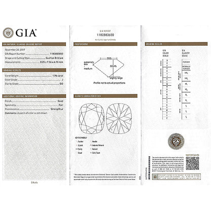 Art Deco GIA Certified Cushion Cut Diamond Onyx Emerald Platinum Ring