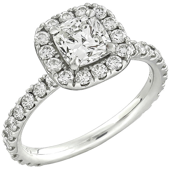 Estate GIA 1.00ct Diamond Engagement Ring