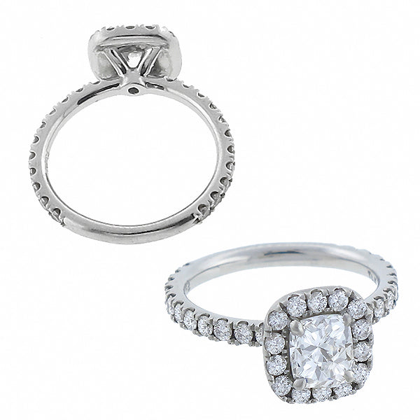 Estate GIA 1.00ct Diamond Engagement Ring