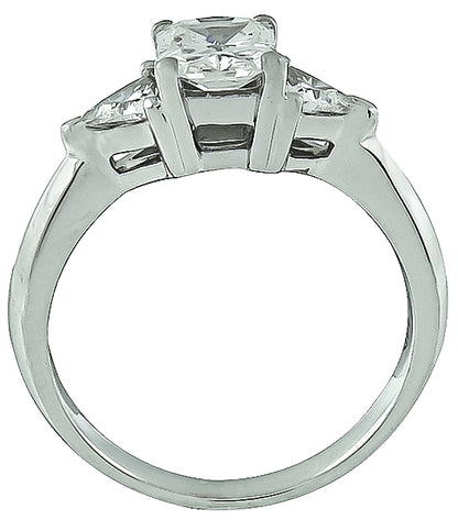 Estate GIA Certified 0.97ct Diamond Engagement Ring