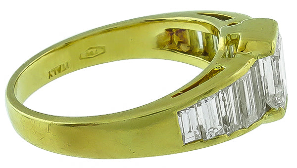 Estate GIA Certified 0.99ct Diamond Engagement Ring