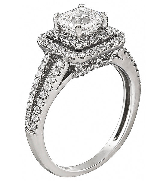 Estate GIA Certified 1.06ct Diamond Engagement Ring