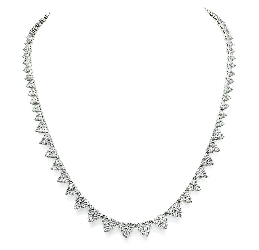 Estate 10.50ct Diamond Necklace