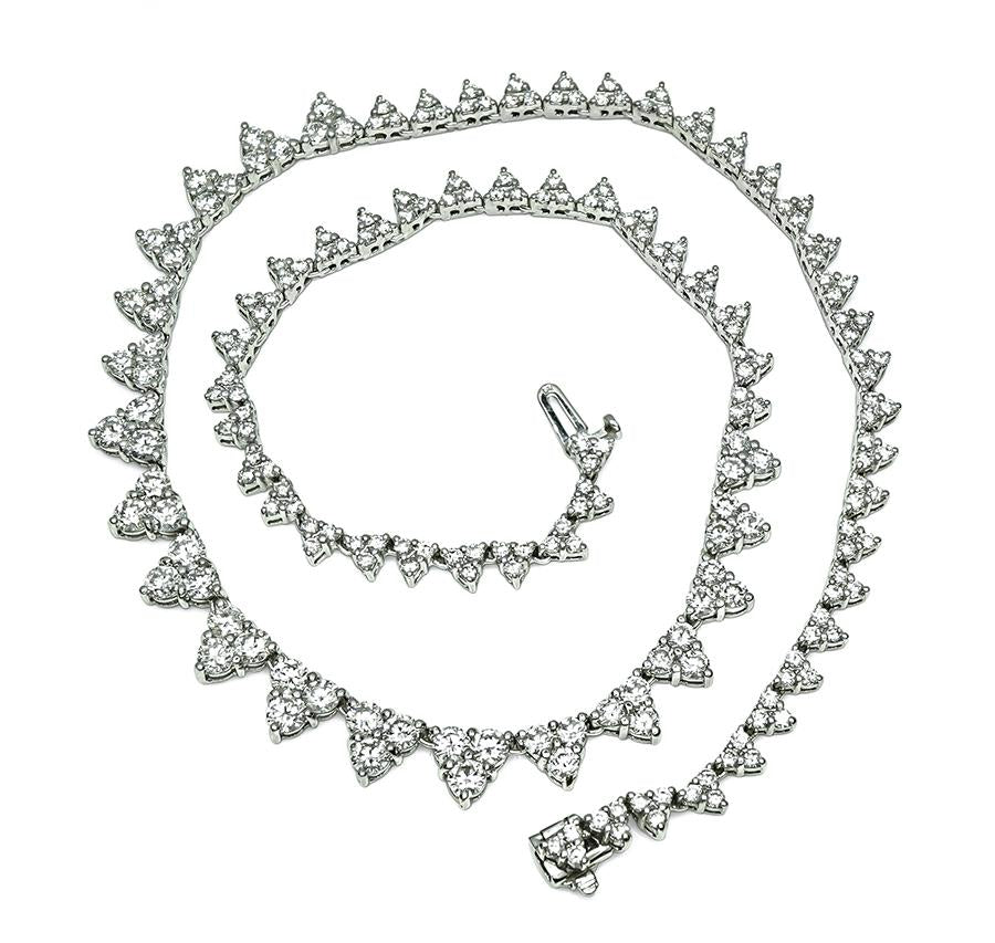 Estate 10.50ct Diamond Necklace