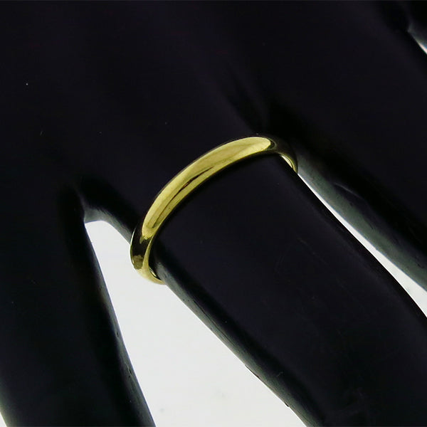 Estate 2.5mm 14k Yellow Gold Wedding Band
