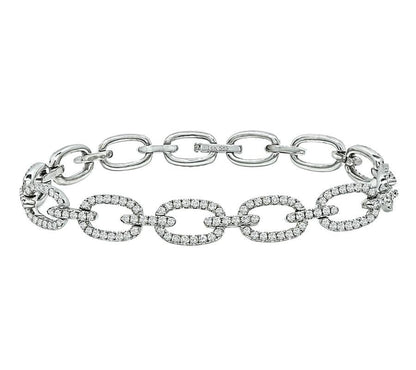 Estate 5.00ct Diamond Gold Bracelet
