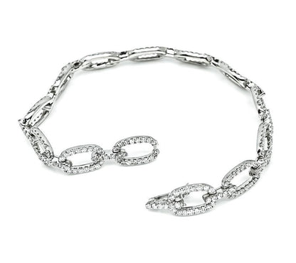 Estate 5.00ct Diamond Gold Bracelet