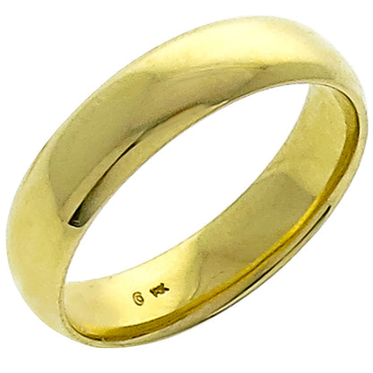 Estate 6mm 14K Yellow Gold Wedding Band
