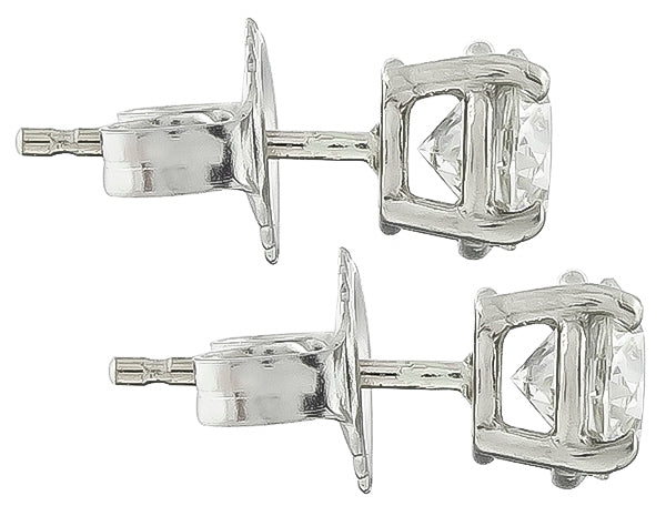 Estate Diamond Stud Earrings