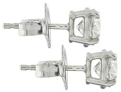 Estate Diamond Stud Earrings