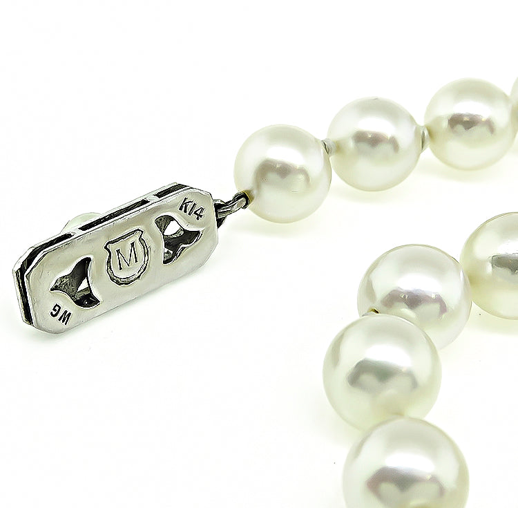 1960s Mikimoto Pearl Necklace | Israel Rose
