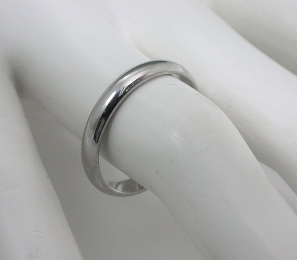 Estate Platinum Wedding Ring Israel Rose