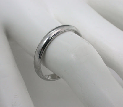 Estate Platinum Wedding Ring Israel Rose