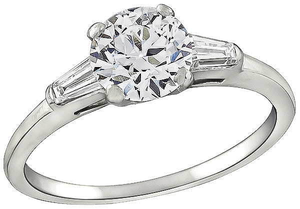 GIA 0.86ct Diamond Raymond Yard Engagement Ring
