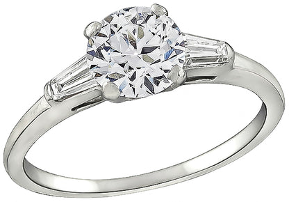 GIA 0.86ct Diamond Raymond Yard Engagement Ring