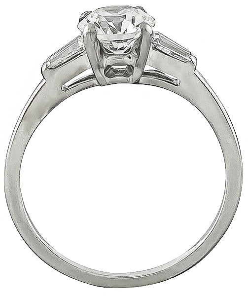 GIA 0.86ct Diamond Raymond Yard Engagement Ring