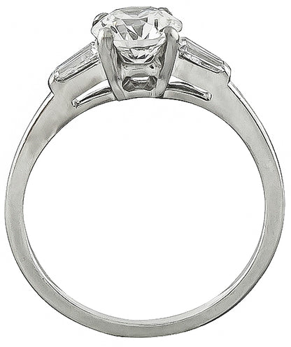GIA 0.86ct Diamond Raymond Yard Engagement Ring
