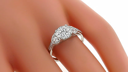 GIA 2.02ct Jubilee Cut Diamond Engagement Ring