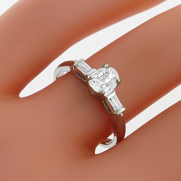 GIA Certified 0.55ct Diamond Engagement Ring
