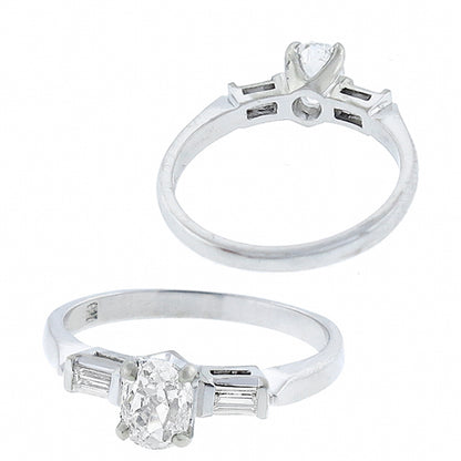 GIA Certified 0.55ct Diamond Engagement Ring