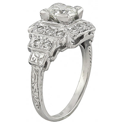 GIA Certified 0.62ct Diamond Engagement Ring
