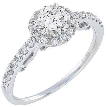 GIA Certified 0.69ct Diamond Engagement Ring