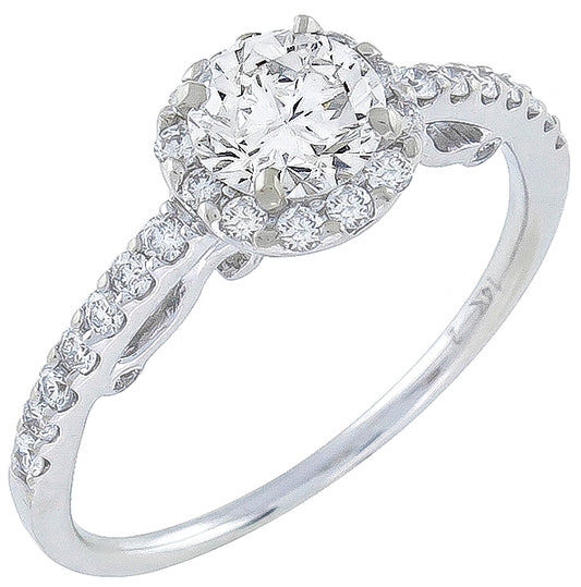 GIA Certified 0.69ct Diamond Engagement Ring