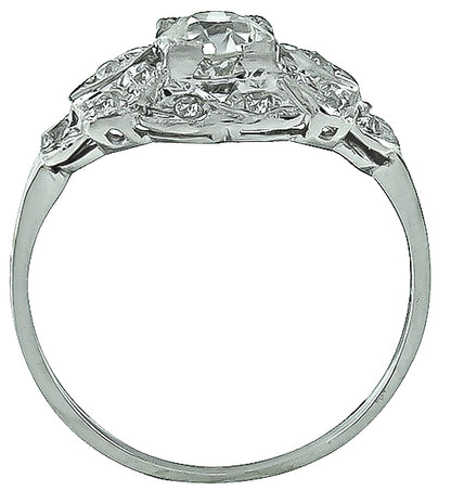 GIA Certified 0.71ct Diamond Engagement Ring