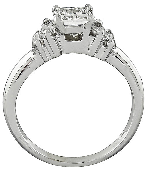 GIA Certified 0.71ct Diamond Engagement Ring