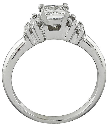 GIA Certified 0.71ct Diamond Engagement Ring