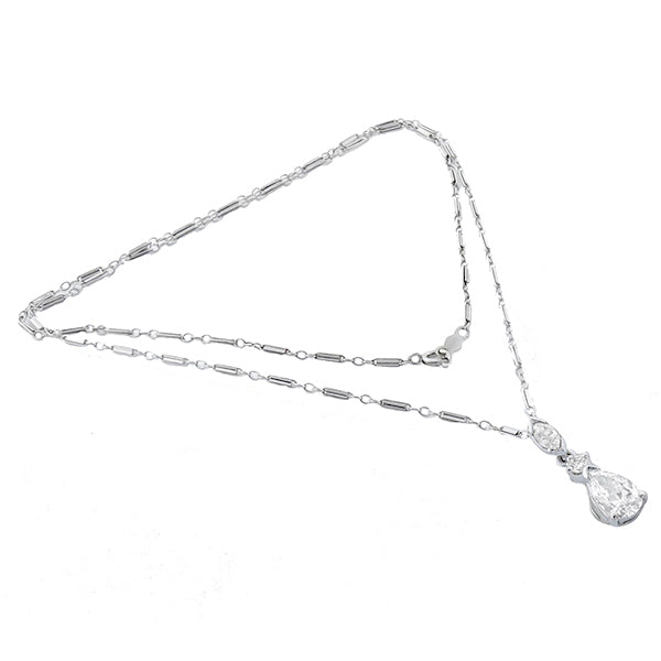 GIA Certified 0.83ct Diamond Gold  Necklace