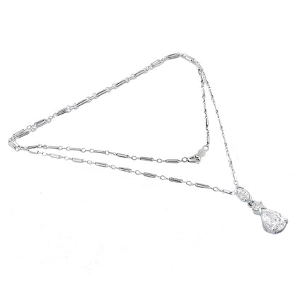 GIA Certified 0.83ct Diamond Gold  Necklace