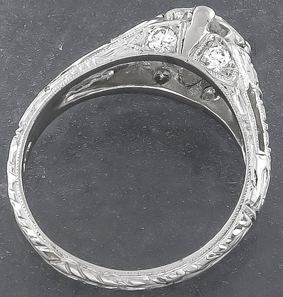 GIA Certified 0.96ct Diamond Engagement Ring