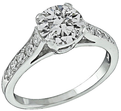 GIA Certified 1.00ct Diamond Engagement Ring