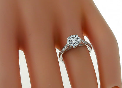 GIA Certified 1.00ct Diamond Engagement Ring