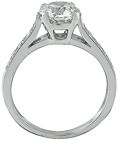 GIA Certified 1.00ct Diamond Engagement Ring
