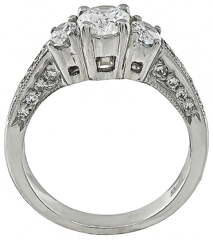 GIA Certified 1.00ct Diamond Engagement Ring